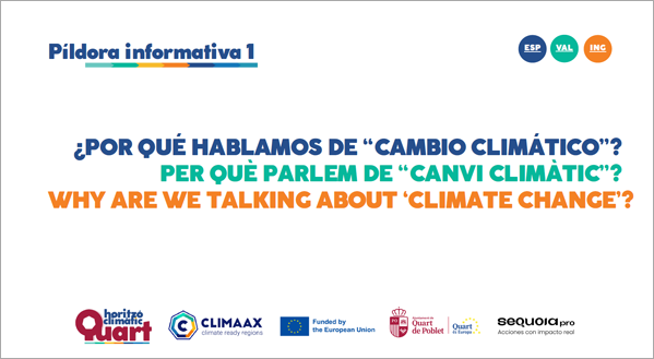 Pildora 1 ¿Por qué hablamos de cambio climático?
